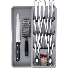 Cheer Collection® Expandable Kitchen Drawer Cutlery Organizer (1- or 2-Pack) product image