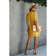 Women's Ruffle Romance Wrap Dress product image