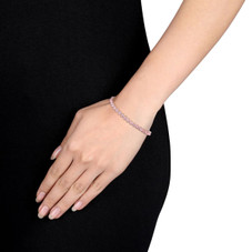 11.7-Carat Pink Cubic Zirconia Bracelet product image