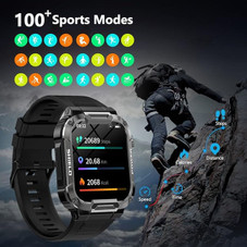 Waterproof Smart Watch with Bluetooth Calling and 100+ Modes product image Waterproof Smart Watch with Bluetooth Calling and 100+ Modes product image
