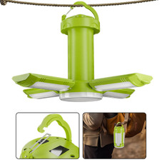 Portable LED Camping Lantern Rechargeable for Power Outages Emergency Battery Operated Tent Light Phone Charger with 4 Light Modes for Outdoor Hiking Color Green product image