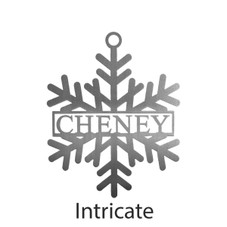 Personalized Metal Snowflake Decoration  product image
