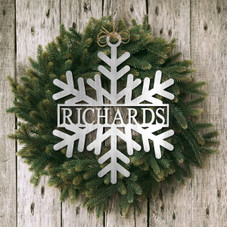 Personalized Metal Snowflake Decoration  product image