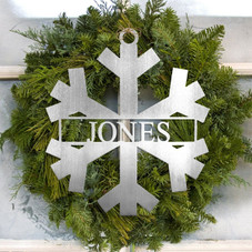 Personalized Metal Snowflake Decoration  product image