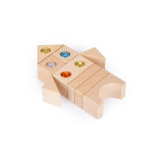 Wooden Gem Building Blocks Set (50-Piece) product image