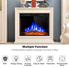 GoFlame 36'' 750W-1500W Electric Fireplace product image