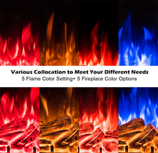 GoFlame 36'' 750W-1500W Electric Fireplace product image