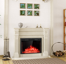 GoFlame 36'' 750W-1500W Electric Fireplace product image