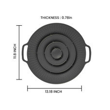 Boil Over Spill Stopping Lid for Pots and Pans (2-Pack) product image
