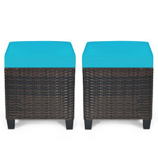 Rattan Cushioned Ottoman (2-Pack) product image