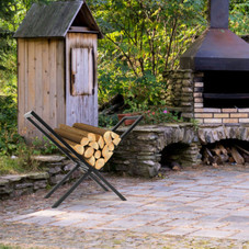 X-Shaped Firewood Rack Log Holder product image