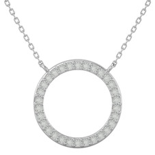 18-Inch 1/4-Carat Diamond Circle Necklace product image