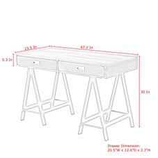 Inspired Home Asha Writing Desk product image