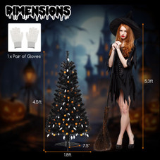 4.5-foot Artificial Tree with 65 Pumpkin and Ghost Decorations product image 4.5-foot Artificial Tree with 65 Pumpkin and Ghost Decorations product image