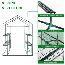 57 x 57-Inch Portable Greenhouse product image