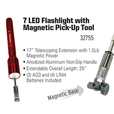 GreatLite® 2-in-1 LED Flashlight and Magnetic Pick-up Tool product image