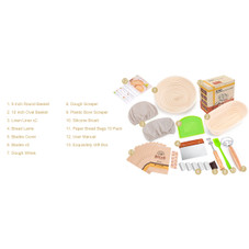 Mitees Bread Proofing Basket Kit product image