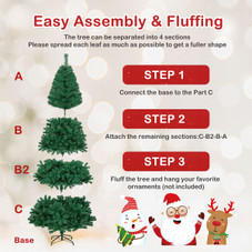 8-Feet Unlit Artificial Christmas Tree product image 8-Feet Unlit Artificial Christmas Tree product image