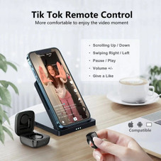 Portable Selfie Timer Bluetooth Remote Control Finger Ring product image