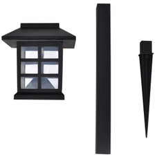 Outdoor Solar Lamp LED Light Set 12 pcs with Spike 3.4"x3.4"x15" product image