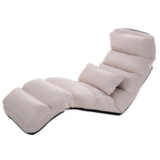 Folding Lazy Sofa Chair with Pillow product image