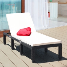 Rattan Cushioned Patio Lounge Chair product image