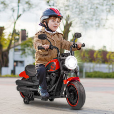 6V Kids' Electric Motorcycle with Training Wheels product image