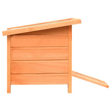 Cat House Solid Pine & Fir Wood 19.7"x18.1"x17.1" product image