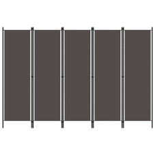 5-Panel Room Divider Anthracite 98.4"x70.9" product image