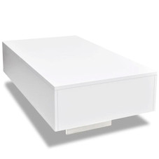 Coffee Table High Gloss White product image