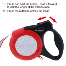 DOGNESS Smart Reflective Retractable Dog Leash product image