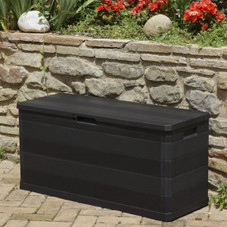 Patio Storage Box Black 46.1"x17.7"x22" product image