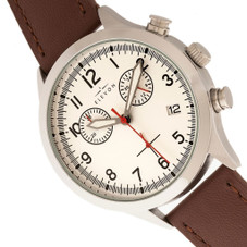 Elevon® Antoine Chronograph Leather-Band Watch product image