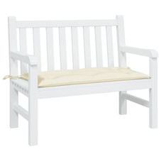 Garden Bench Cushion Cream White 39.4"x19.7"x2.8" Oxford Fabric product image