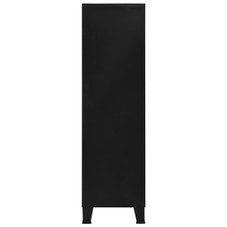 Wardrobe Industrial Black 35.4"x15.7"x55.1" Steel product image