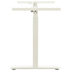 Manual Height Adjustable Standing Desk Frame Hand Crank White product image