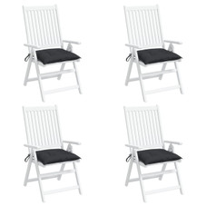 Chair Cushions 4 pcs Black 15.7"x15.7"x2.8" Oxford Fabric product image Chair Cushions 4 pcs Black 15.7"x15.7"x2.8" Oxford Fabric product image