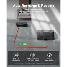 Enboya D60+ Robot Vacuum Cleaner with Self-Empty Base product image