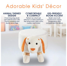 Cheer Collection Kids' Mini Padded Animal Footrest product image