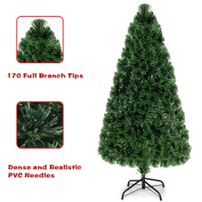 5ft Pre-Lit Fiber Optic PVC Christmas Tree  product image 5ft Pre-Lit Fiber Optic PVC Christmas Tree  product image