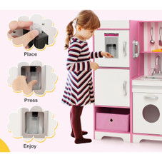 Kids' Kitchen Playset with Adjustable LED Lights product image