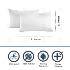 Zippered Hypoallergenic Mattress Cover and Pillow Covers product image