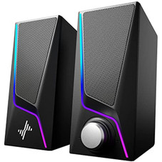 Computer Speakers with 6 Lighting Modes (Set of 2) product image
