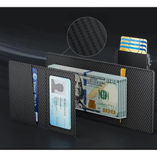 Leather Minimalist Smart Wallet for AirTag product image