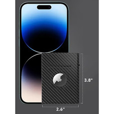 Leather Minimalist Smart Wallet for AirTag product image