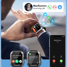 Smart Watches for Men IP68 Waterproof for Swimming, with Answer/Make Calls, Outdoor Tactical Smart Fitness Watch for Android product image