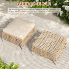 Outdoor Patio Conversation Sectional Furniture Set product image