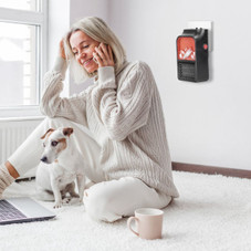 800W Plug-in Space Heater Electric Wall Outlet product image