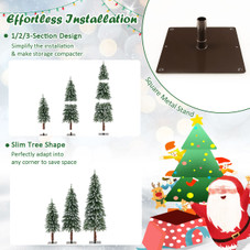 Snowy and Slim Pre-Lit Christmas Trees (Set of 3) product image Snowy and Slim Pre-Lit Christmas Trees (Set of 3) product image