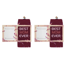 Greeting Card with Fun Crew Length Novelty Socks (2-Pack) product image